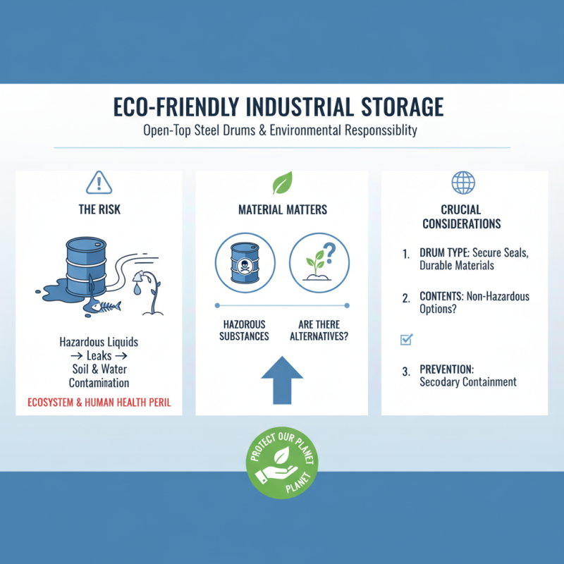How to Choose the Right Open Top Steel Drums for Storage?