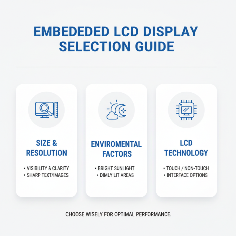 How to Choose the Best Embedded Lcd Display for Your Project?