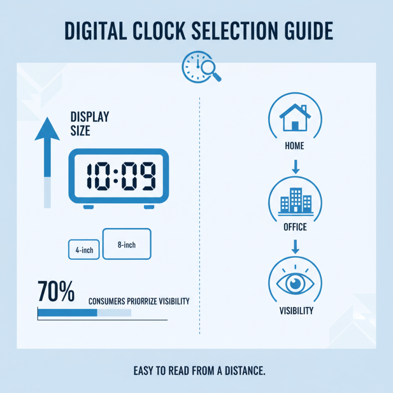 Best Large Display Digital Clock for Home and Office Use?