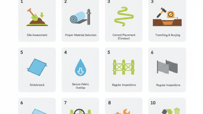 Top 10 Tips for Silt Fence Installation Best Practices?