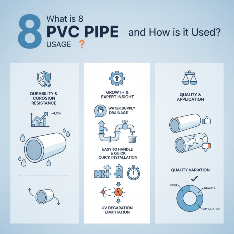 What is 8 PVC Pipe and How is it Used?