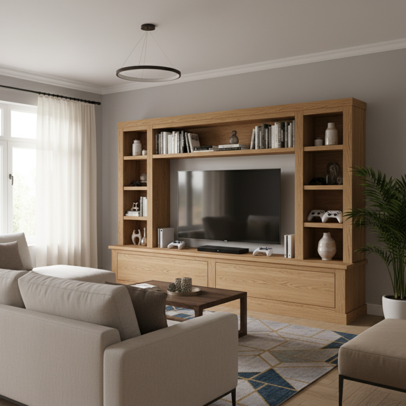 Why Choose an Oak Entertainment Unit for Your Living Room?