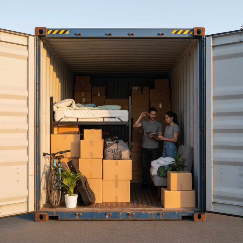 How to Optimize Space in a 10ft Container for Moving?
