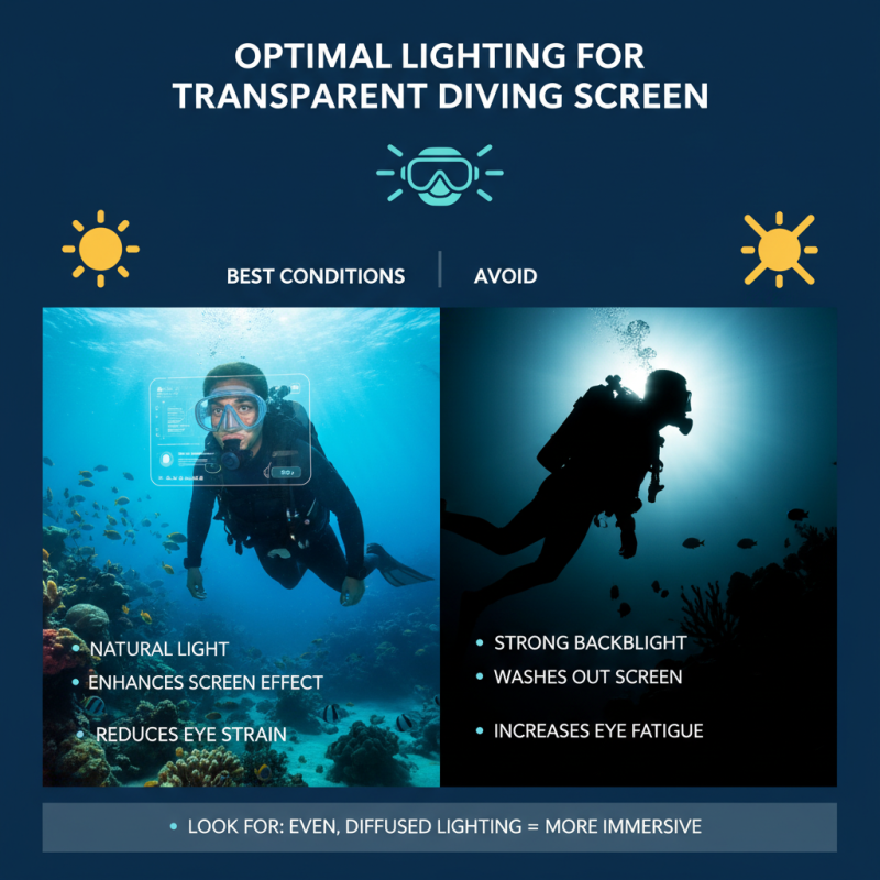 Top Tips for Using a Transparent Diving Screen Effectively?