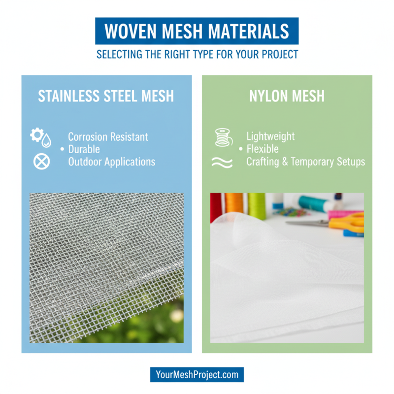 How to Choose the Best Woven Mesh for Your Projects?