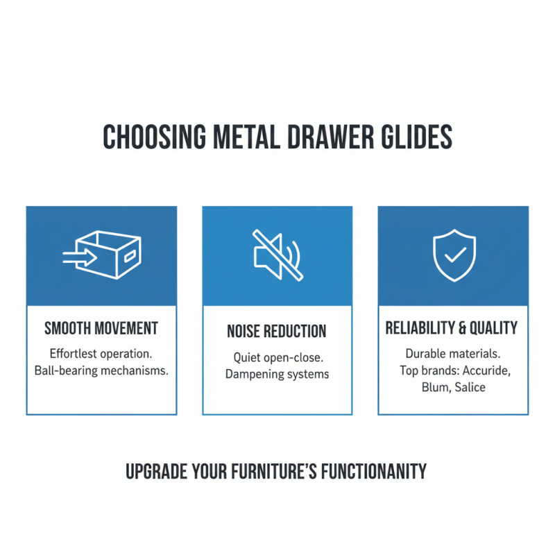 Best Metal Drawer Glides for Smooth and Quiet Movement?
