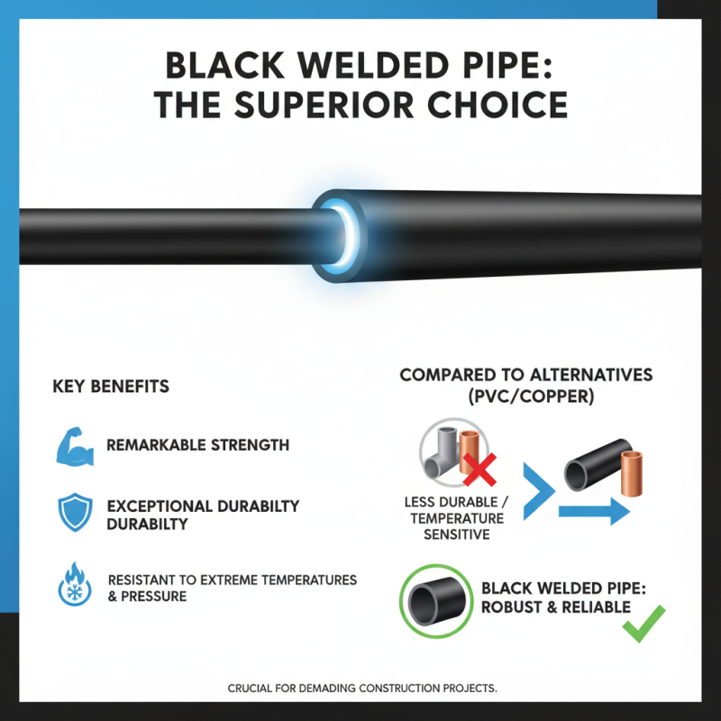 Why Choose Black Welded Pipe for Your Construction Projects?
