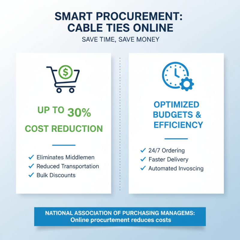 Why Buy Cable Ties Online for Your Organization Needs?