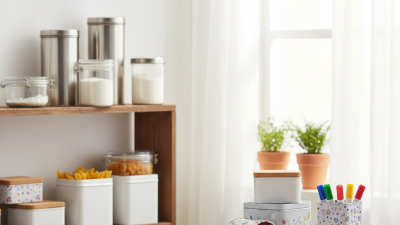 2026 Top Metal Tin Containers for Storage and Organization?