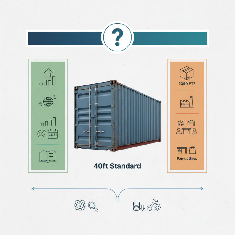 Why Choose a 40ft Shipping Container for Your Needs?