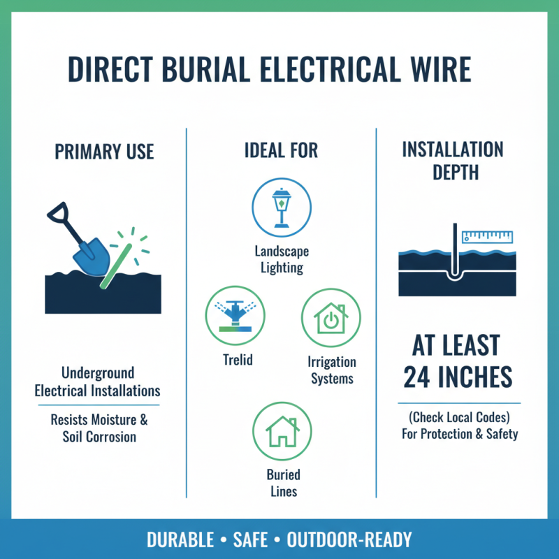 How to Use Direct Burial Wire for Outdoor Electrical Installations?