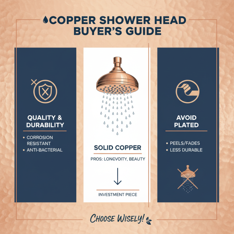 10 Tips for Choosing the Perfect Copper Shower Head for Your Bathroom