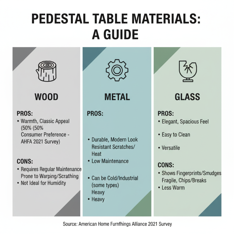 How to Choose the Perfect Modern Pedestal Table for Your Space?
