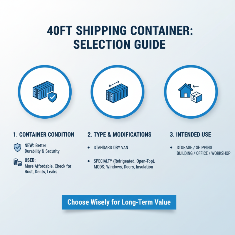 Why Choose a 40ft Shipping Container for Your Needs?