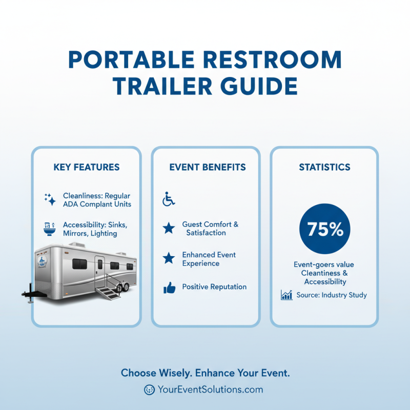 How to Choose the Right Portable Porta Potty Trailer for Your Event?