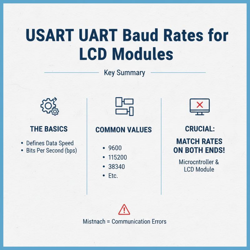 Top Tips for Using USART UART Serial Port LCD Modules?