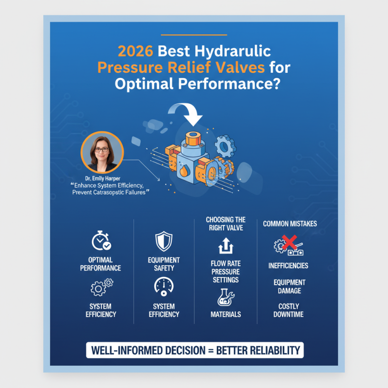 2026 Best Hydraulic Pressure Relief Valves for Optimal Performance?