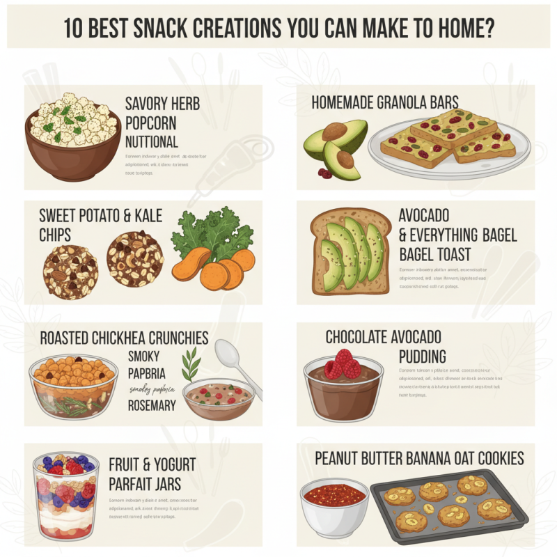 10 Best Snack Creations You Can Make at Home?