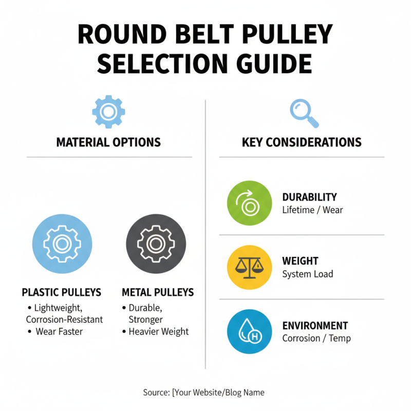 Best Round Belt Pulley Options for Your Project Needs?