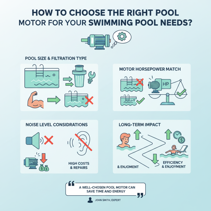 How to Choose the Right Pool Motor for Your Swimming Pool Needs?