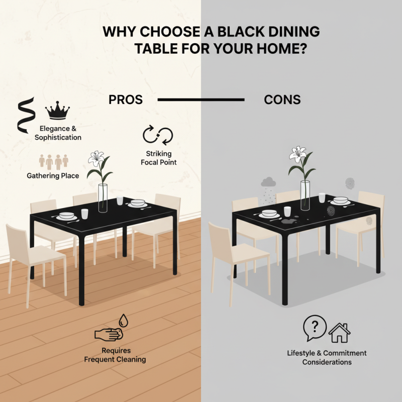 Why Choose a Black Dining Table for Your Home?