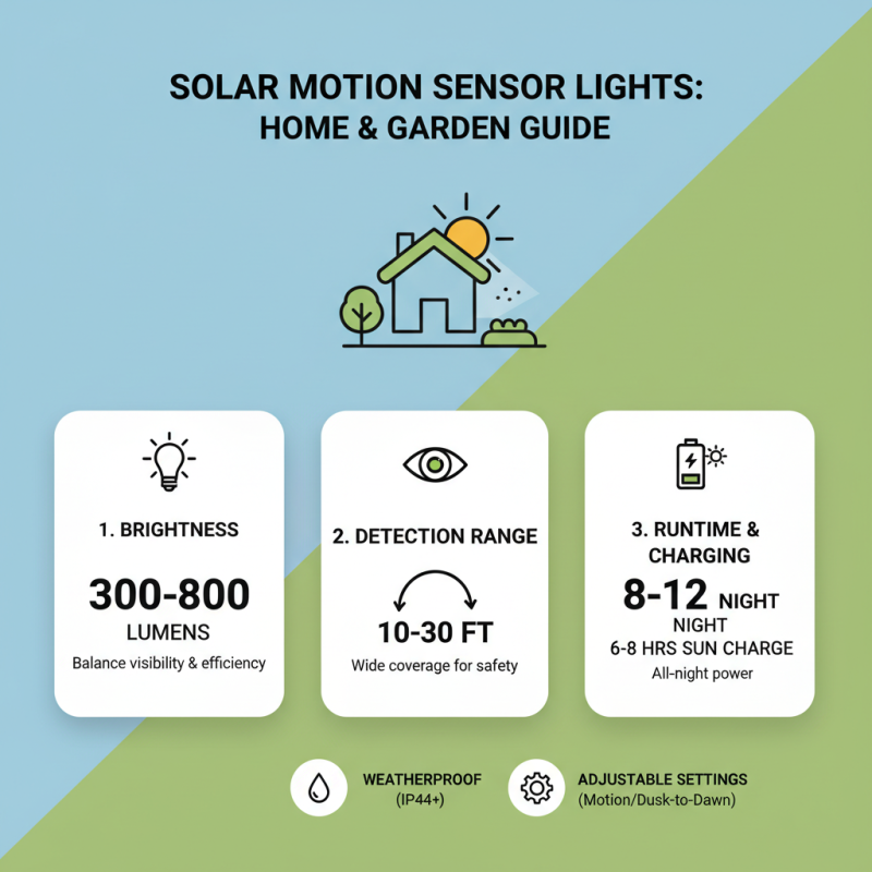 2026 Best Solar Motion Sensor Light Options for Your Home and Garden?