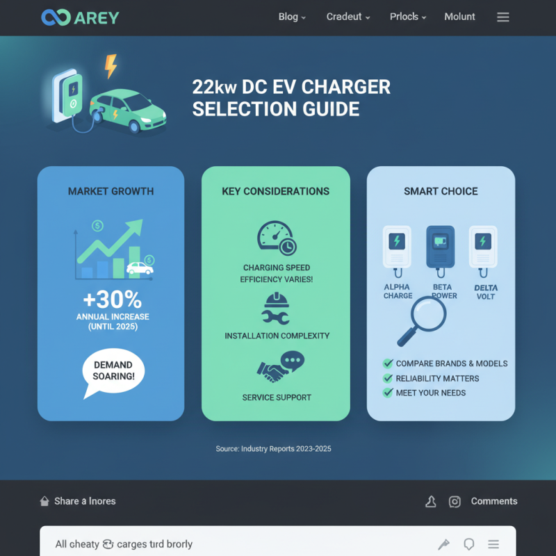 2026 How to Choose the Best 22kw Dc Ev Charger for Your Needs?