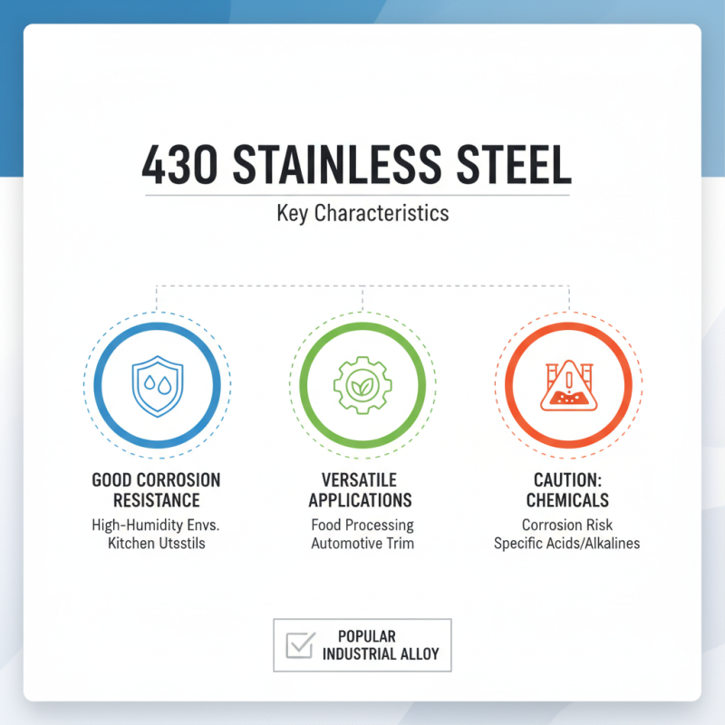 Нержавеющая сталь 430 Особенности применения и преимущества?