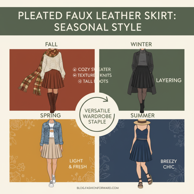 How to Style a Pleated Faux Leather Skirt for Any Occasion?