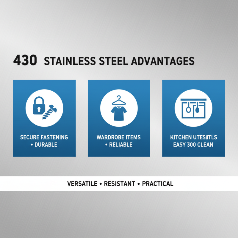 Нержавеющая сталь 430 Особенности применения и преимущества?