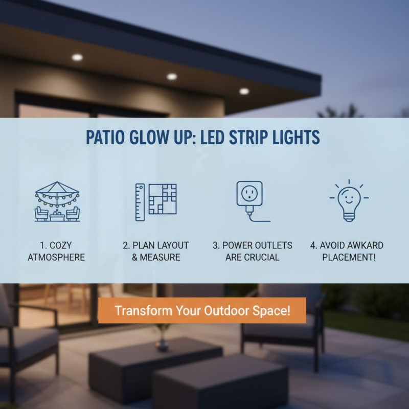 How to Install Led Strip Lights Outdoor for Your Patio?