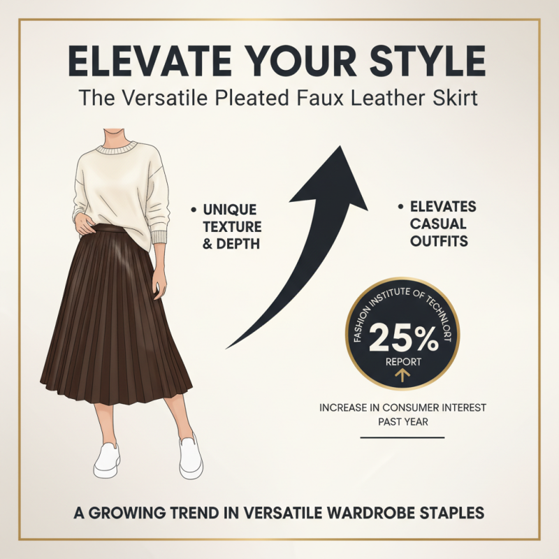 How to Style a Pleated Faux Leather Skirt for Any Occasion?