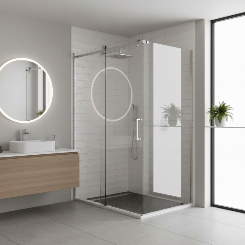 2026 Best Sliding Shower Glass Options for Modern Bathrooms?