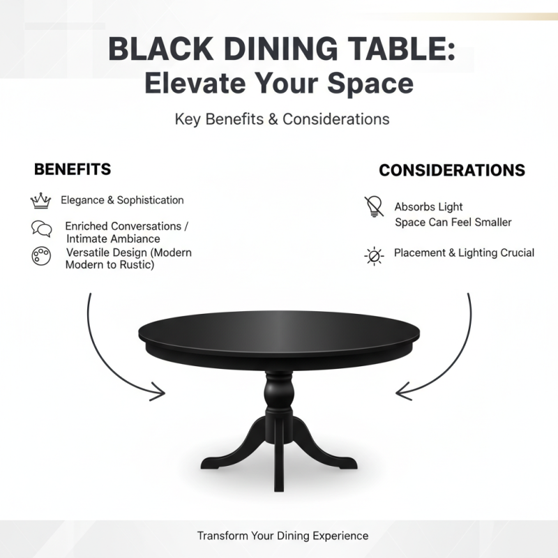 Why Choose a Black Dining Table for Your Home?