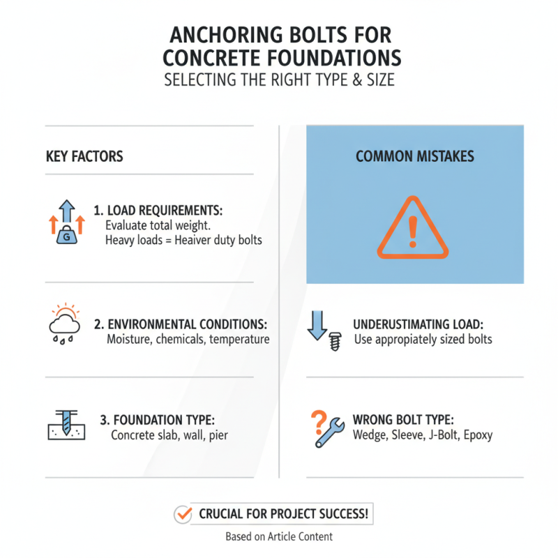 2026 How to Install Anchoring Bolts In Concrete Foundations Efficiently?