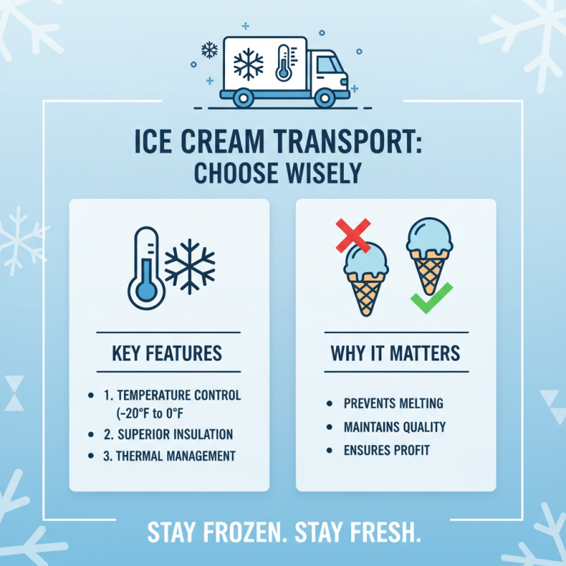 How to Choose the Best Ice Cream Transport Vehicle for Your Business?