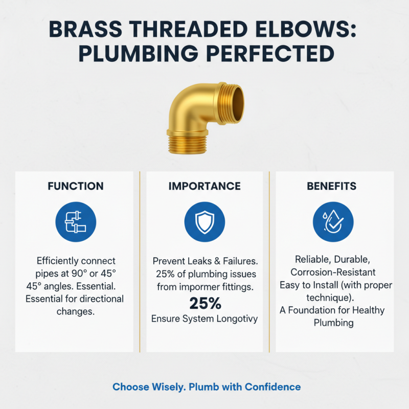 2026 Best Brass Threaded Elbow Options for Your Plumbing Needs?