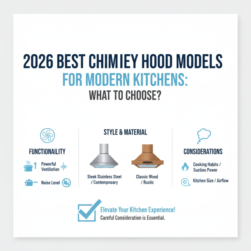 2026 Best Chimney Hood Models for Modern Kitchens What to Choose?