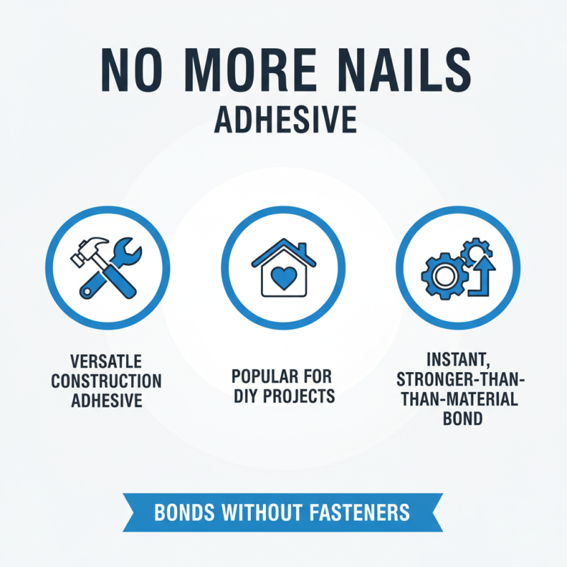 What is No More Nails Adhesive and How Does It Work?