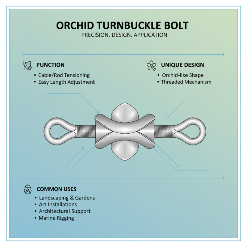 What is an Orchid Turnbuckle Bolt and How is it Used?
