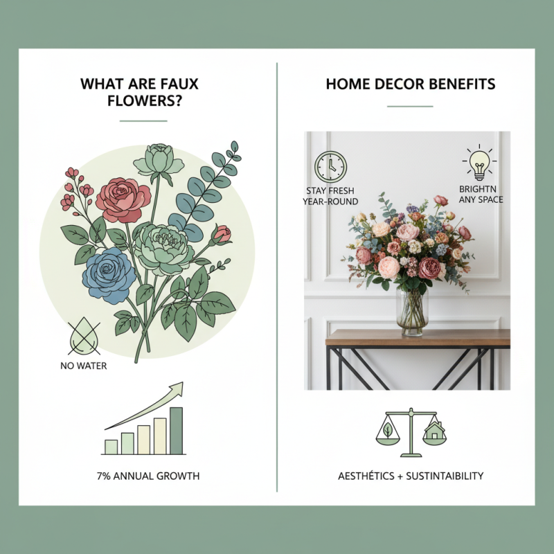 What is Faux Flowers and How Are They Used in Home Decor?