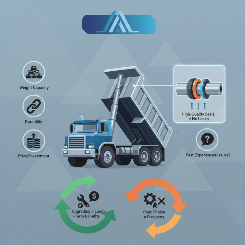 2026 Best Dump Bed Cylinder Options for Your Trucking Needs?