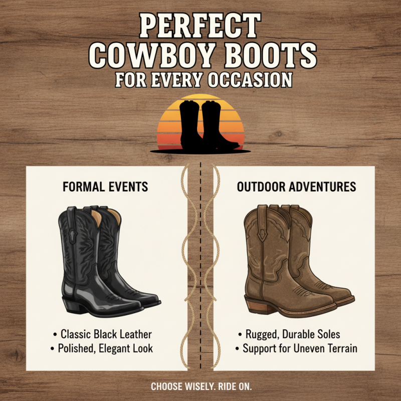 How to Choose the Perfect Cowboy Boots for Any Occasion?