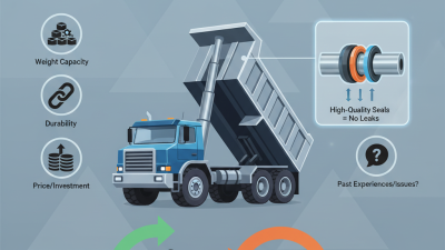 2026 Best Dump Bed Cylinder Options for Your Trucking Needs?