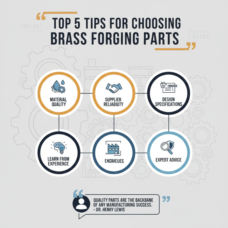 Top 5 Tips for Choosing Brass Forging Parts Effectively?