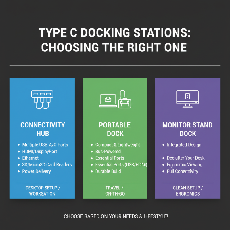 How to Choose the Best Type C Docking Station for Laptop?