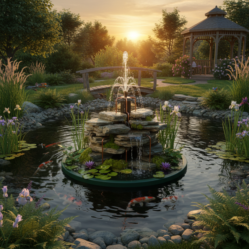 How to Create a Stunning DIY Floating Pond Fountain?