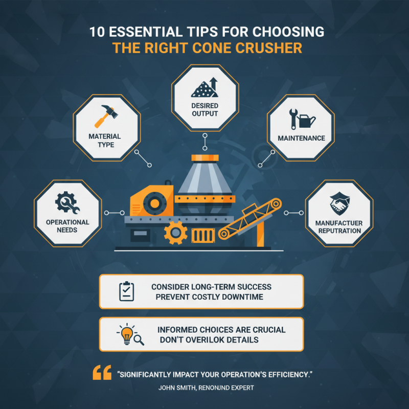 10 Essential Tips for Choosing the Right Cone Crusher
