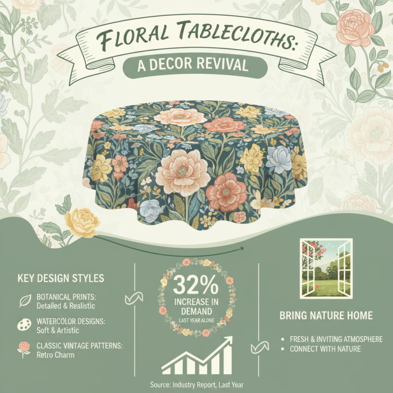 Top Floral Tablecloth Trends for Your Home Decor Ideas?