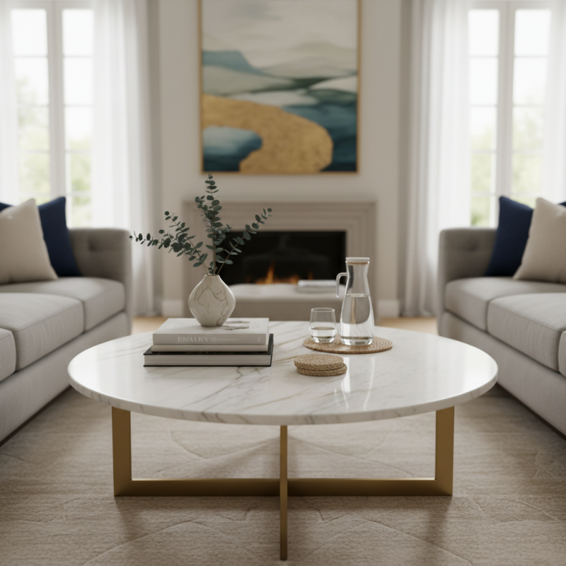 How to Choose the Perfect Marble Round Coffee Table?